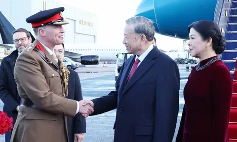 Tổng Bí thư Tô Lâm đến London, bắt đầu thăm Vương quốc Anh