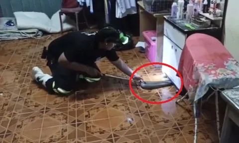 Nhìn xuống gầm kệ, người đàn ông phát hiện cảnh tượng "nổi da gà" giữa đêm