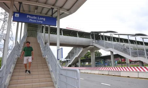 Sẽ lắp đặt 8 thang máy tại 7 cầu vượt bộ hành ga metro số 1