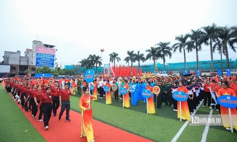 Hà Nội: Hàng nghìn người tham dự Đại hội Thể dục thể thao xã Ô Diên lần thứ I