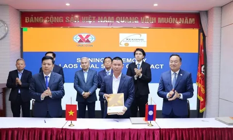 TKV ký kết các hợp đồng mua bán than với Lào