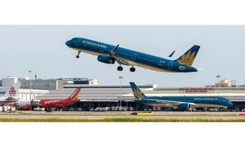 Hàng không Việt Nam phục hồi mạnh mẽ với tăng trưởng 2 con số 2025