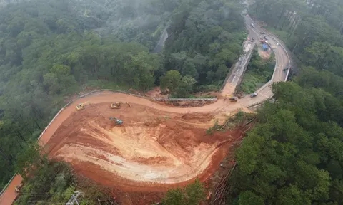 Hiện trạng đèo D'ran nối Lâm Đồng - Khánh Hoà sau gần 1 tháng sửa chữa