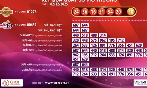 Giải Jackpot 2 của xổ số Vietlott có vé trúng gần 5 tỉ