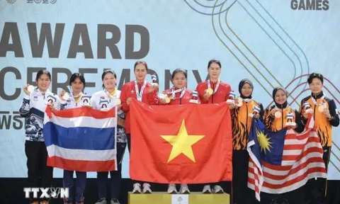 Bảng tổng sắp huy chương SEA Games 33 cập nhật mới nhất sáng 15/12