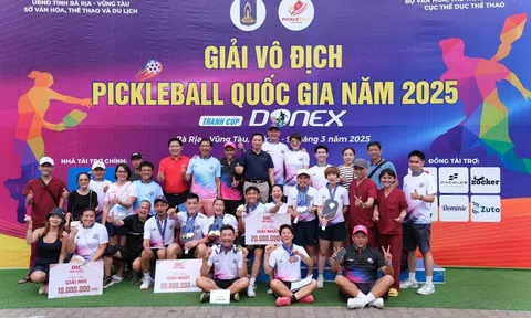 CLB PICKLEBALL D-JOY XUẤT SẮC VÀO CHUNG KẾT 9/10 NỘI DUNG TẠI GIẢI VÔ ĐỊCH PICKLEBALL QUỐC GIA 2025