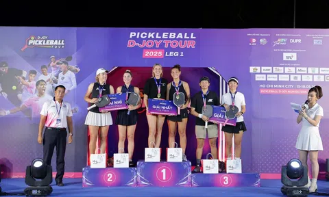 Giải Pickleball D-Joy Tour 2025 - Chặng 1: Hơn 626 trận đấu đỉnh cao