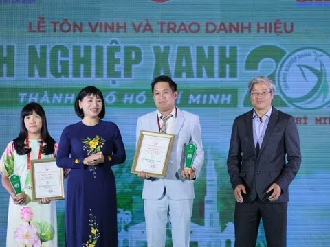 SAPUWA được vinh danh Doanh nghiệp xanh TP.HCM 2024