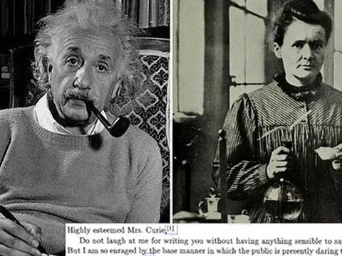 Albert Einstein đã viết những gì trong bức thư gửi Marie Curie vào năm 1911?