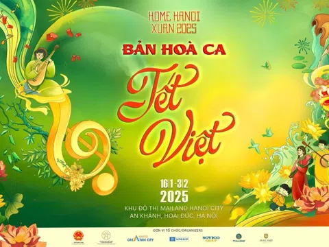 Lắng nghe thanh âm Tết Việt tại đường hoa Home Hanoi Xuan 2025