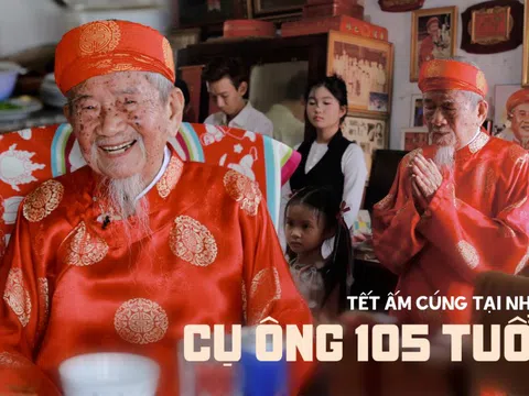 Cái Tết thứ 105 của cụ Nguyễn Đình Tư: Con cháu sum vầy, nghe cụ gửi gắm một điều mong mỏi trong năm mới