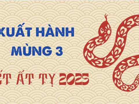 Hướng tốt, giờ đẹp xuất hành mùng 3 Tết Ất Tỵ 2025