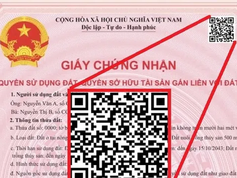 5 thông tin người dân có thể tra cứu từ mã QR sổ đỏ từ 2025