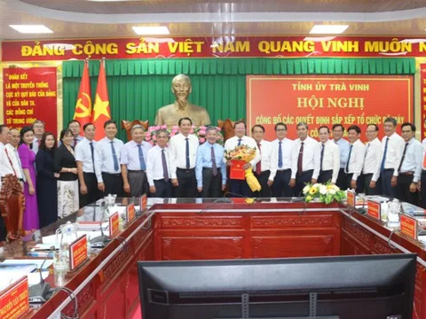 Trà Vinh hợp nhất nhiều cơ quan Đảng và Đảng ủy