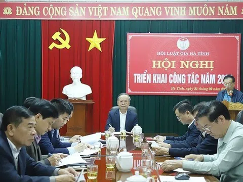 Hội Luật gia Hà Tĩnh triển khai nhiệm vụ công tác năm 2025