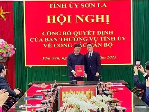 Giám đốc Sở Xây dựng Sơn La làm Bí thư Huyện ủy Phù Yên