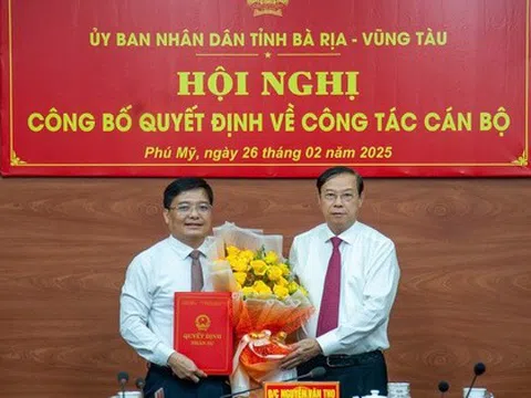 Ông Nguyễn Tấn Cường giữ chức Chủ tịch UBND thị xã Phú Mỹ