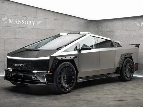 Bán tải thuần điện Tesla Cybertruck hầm hố với gói độ Mansory