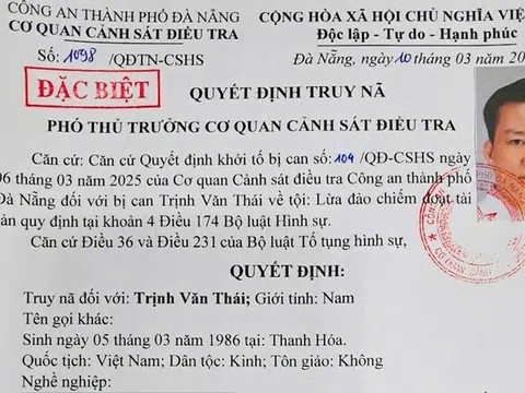 Truy nã Trịnh Văn Thái trong đường dây lừa đảo của TikToker Mr Pips