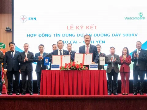 EVN vay Vietcombank gần 5.500 tỷ làm dự án đường lưới điện 500 kV