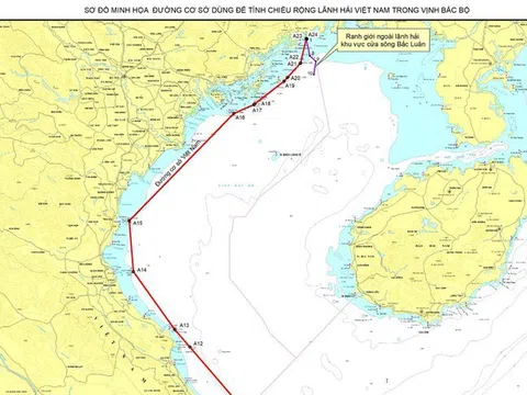 Hoàn tất lưu chiểu tại Liên Hợp Quốc hải đồ và toạ độ đường cơ sở tại Vịnh Bắc Bộ