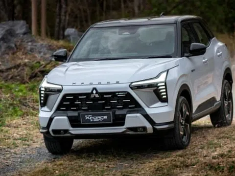 Mitsubishi Xforce HEV ra mắt, 'ăn' xăng 4,1 lít/100 km