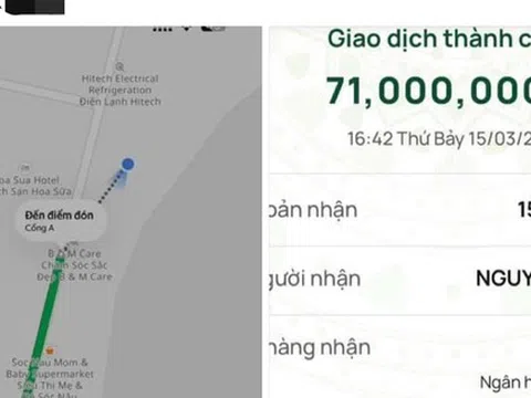 Vụ chuyển tiền Grab từ 71.000 đồng thành 71 triệu đồng: Nữ hành khách đã nhận lại đủ tiền