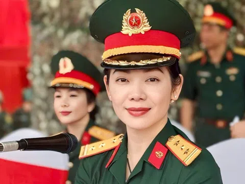 Nữ Thượng tá 5 lần đọc thuyết minh diễu binh, diễu hành, tiết lộ phải thi tuyển rất gắt gao