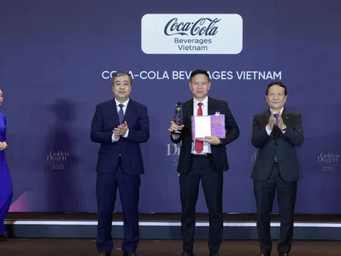 Công ty Coca-Cola Việt Nam vinh dự nhận giải thưởng Rồng Vàng 2025