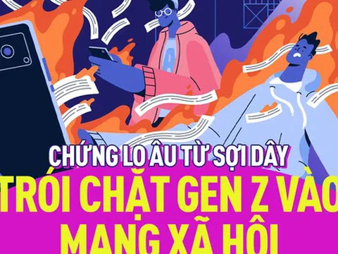 Tăng gấp 3 lần chứng lo âu ở giới trẻ: Gen Z bị trói chặt vào mạng xã hội, cứ thấy lo nhưng không biết làm gì!
