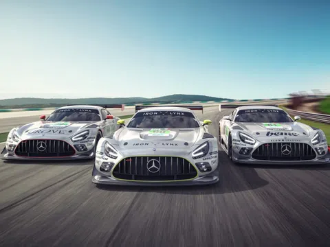 Mercedes quay lại giải đua Le Mans với bộ ba AMG LMGT3 'Mũi tên bạc'