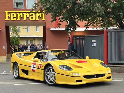 Hành trình siêu xe quy tụ 23 chiếc Ferrari F50
