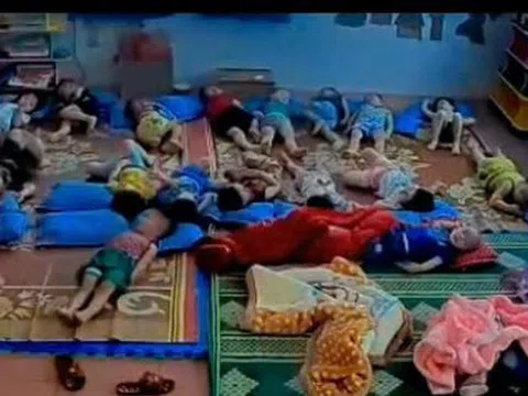 Hòa bình đình chỉ công tác cô giáo bạo hành học sinh Mầm non gây phẫn nộ