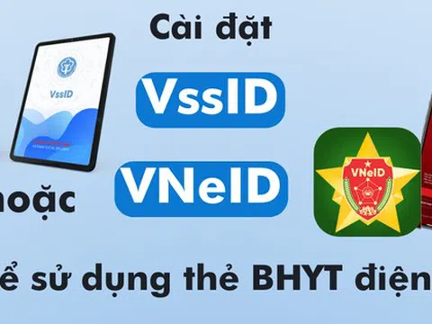 Infographic: Hướng dẫn cài đặt ứng dụng VssID hoặc VNeID trên điện thoại