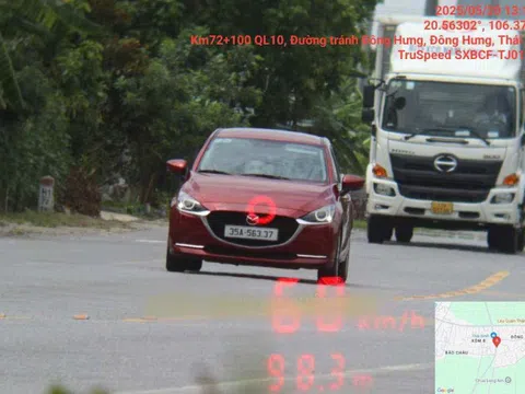 Các chủ xe phạm lỗi quá tốc độ nhanh chóng nộp phạt nguội theo Nghị định 168