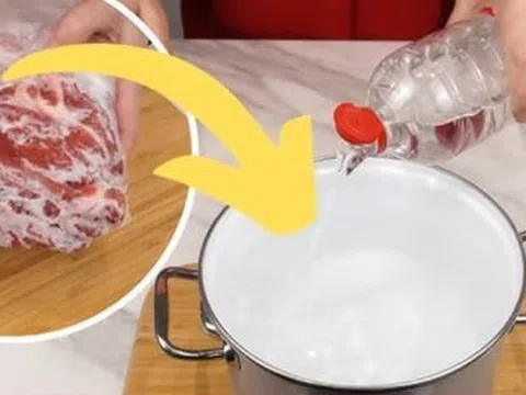 Cách rã đông thịt bằng giấm nhanh chóng và an toàn