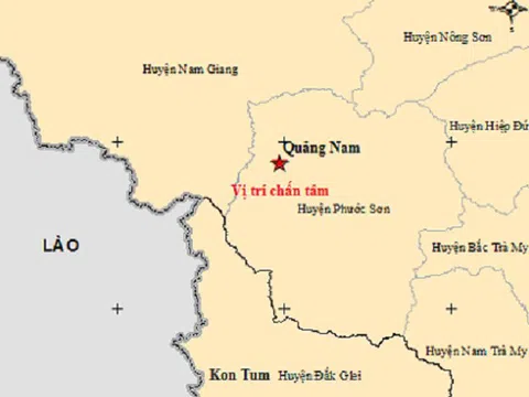 Huyện miền núi ở Quảng Nam xảy ra động đất 3 độ richter