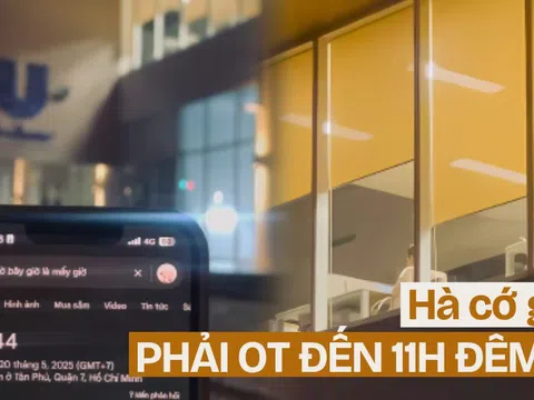 Cảnh tượng lúc 22:45 tại một tòa nhà ở TP.HCM nổ ra tranh cãi: Giờ phải lãng mạn hoá chuyện tăng ca?
