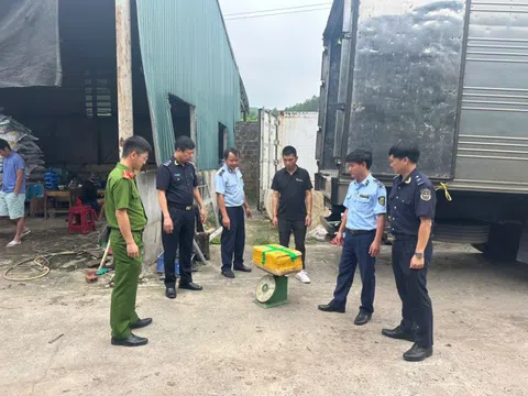 Chặn 25 tấn mực ống, sách bò, chân gà bốc mùi sắp lên bàn nhậu