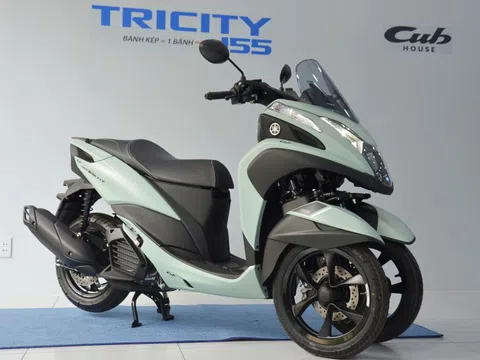 Chi tiết Yamaha Tricity 155 - xe ga bánh kép, trang bị cả 'phanh tay'