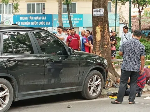 Vụ nữ sinh khóc nức nở khi bị ô tô tông đứt lìa chân: Danh tính lái xe BMW X3