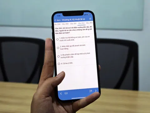 Thi sát hạch GPLX từ 1/6 phải biết về xe điện?