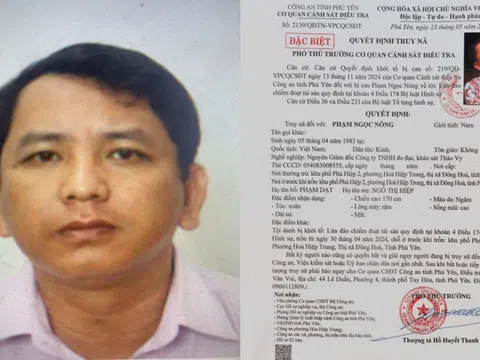 Truy nã đặc biệt giám đốc Phạm Ngọc Nông