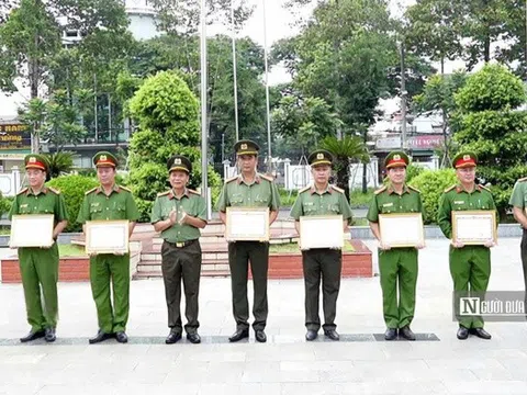 Bộ Công an khen thưởng tập thể cá nhân trong Chuyên án 0124M