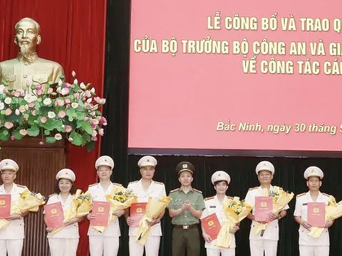 17 cán bộ Công an tỉnh Bắc Ninh nghỉ hưu trước tuổi