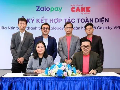 Hợp tác toàn diện Zalopay - Cake: Mở rộng dịch vụ tài chính cho người Việt