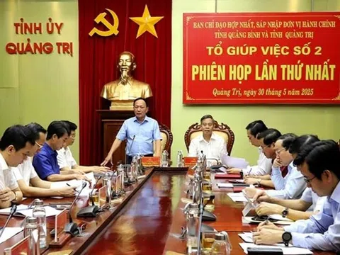 Quảng Bình và Quảng Trị thống nhất nguyên tắc phân công lãnh đạo sau sáp nhập