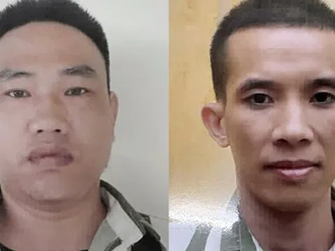 Bắt 2 phạm nhân nguy hiểm trốn khỏi trại giam Bộ Công an