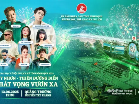 Bình Định khai màn lễ hội du lịch hè 2025 với đêm nghệ thuật đặc sắc tại Quy Nhơn