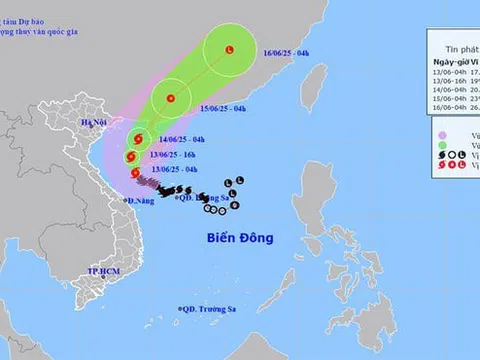 Tin mới nhất bão số 1 năm 2025: Bão Wutip giật cấp 13, sắp vào vịnh Bắc Bộ